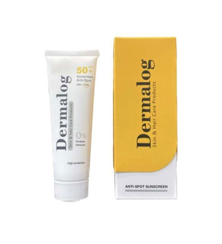 کرم ضد آفتاب و ضد لک بی رنگ با SPF 50 درمالوگ
