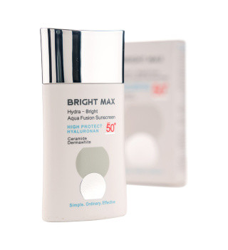 فلوئید ضد آفتاب آکوافیوژن هیدرا برایت SPF50 برایت مکس